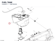 FUEL TANK 58613543A diagram position