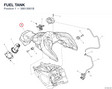 FUEL TANK 58613661B diagram position