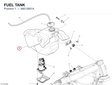 FUEL TANK 58613681A diagram position