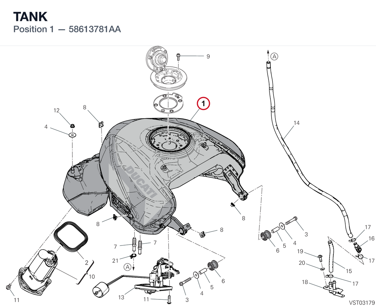 TANK 58613781AA diagram position