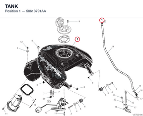 TANK 58613791AA diagram position
