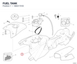 FUEL TANK 58631701B diagram position