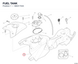 FUEL TANK 58631704A diagram position