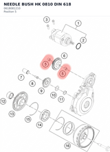 Diagram preview: NEEDLE BUSH HK 0810 DIN 618 (0618081210)