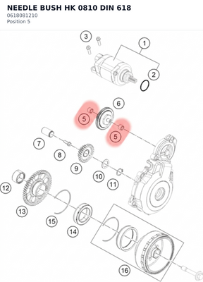 Diagram preview: NEEDLE BUSH HK 0810 DIN 618 (0618081210)