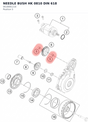 Diagram preview: NEEDLE BUSH HK 0810 DIN 618 (0618081210)