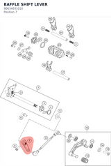 Diagram preview: BAFFLE SHIFT LEVER (90634031010)