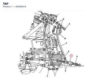 TAP 58840061A diagram position