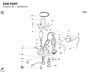 END PART 58840091A diagram position