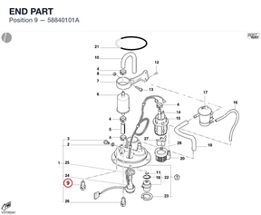 END PART 58840101A diagram position