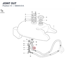 JOINT OUT 58840121A diagram position