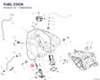 FUEL COCK 58840232A diagram position