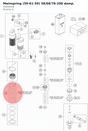 Diagram preview: Mainspring (59-61-59) 58/68/78-200 damp. (91020028)