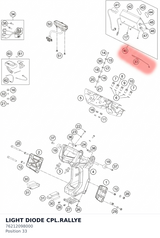 Diagram preview: LIGHT DIODE CPL.RALLYE (76212098000)