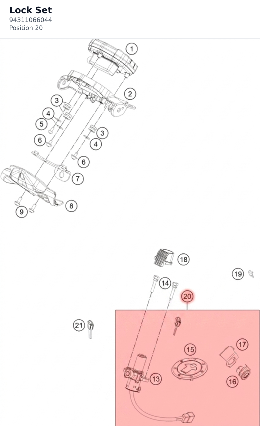 Diagram preview: Lock Set (94311066044)