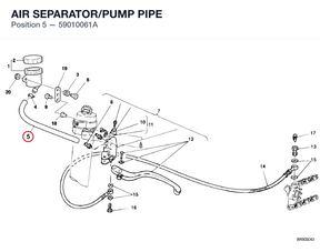 AIR SEPARATOR/PUMP PIPE