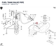 FUEL TANK/VALVE PIPE