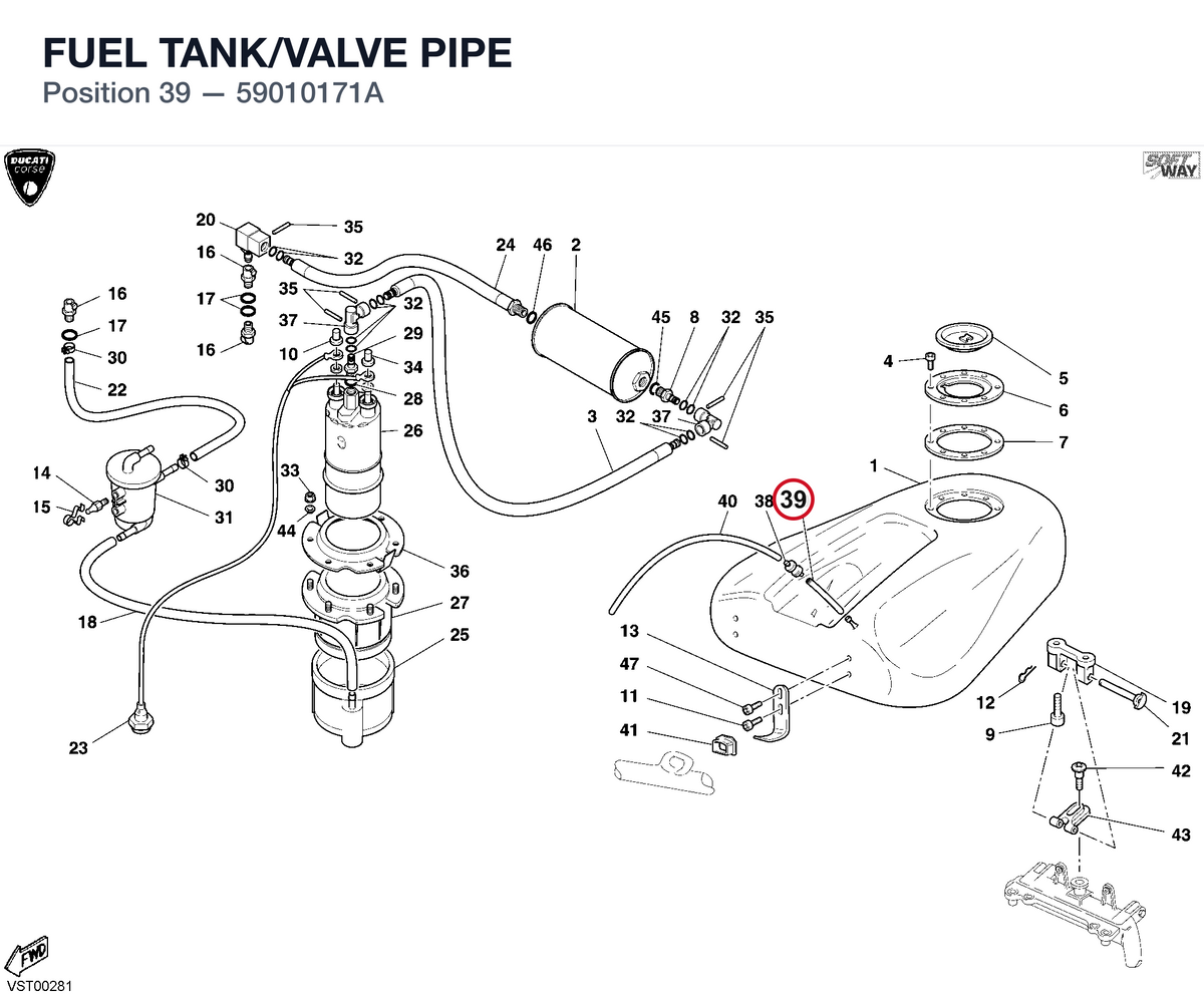 FUEL TANK/VALVE PIPE
