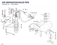 AIR SEPARATOR/VALVE PIPE