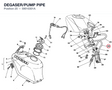 DEGASER/PUMP PIPE