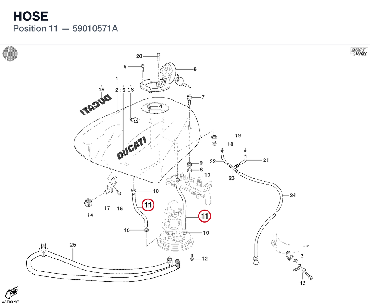 HOSE 59010571A diagram position