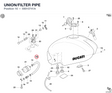 UNION/FILTER PIPE 59010741A diagram position