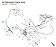 FILTER/FUEL COCK PIPE 59010781A diagram position