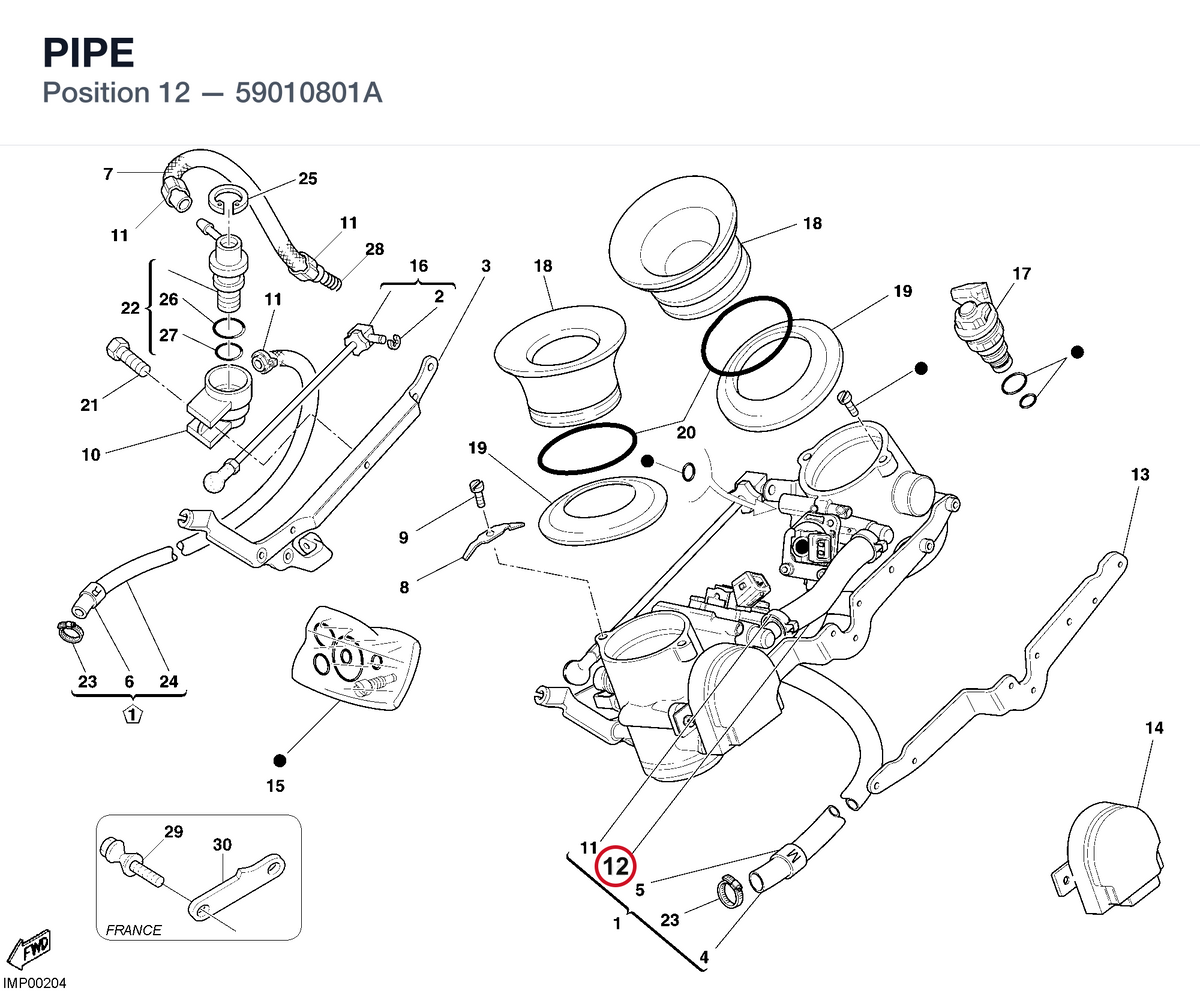PIPE 59010801A diagram position