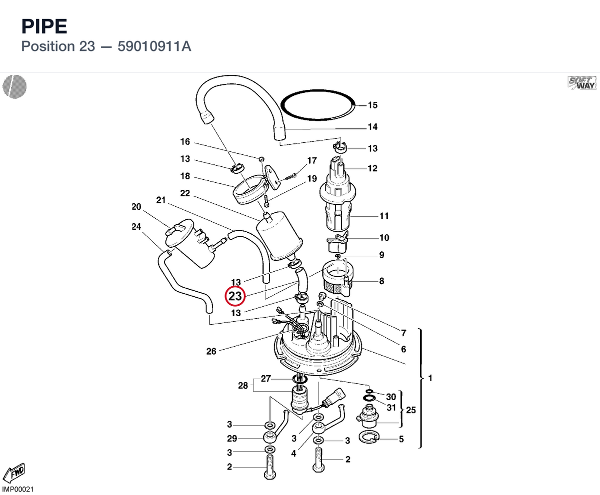 PIPE 59010911A diagram position