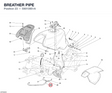 BREATHER PIPE 59010951A diagram position