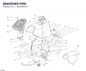 BREATHER PIPE 59010951A diagram position