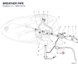 BREATHER PIPE 59011011A diagram position