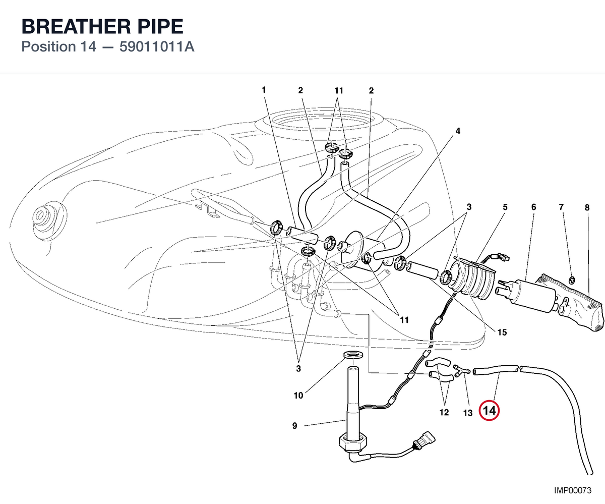 BREATHER PIPE 59011011A diagram position