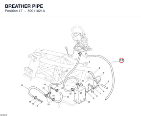 BREATHER PIPE 59011021A diagram position