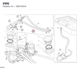 PIPE 59011031A diagram position