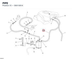 PIPE 59011061A diagram position