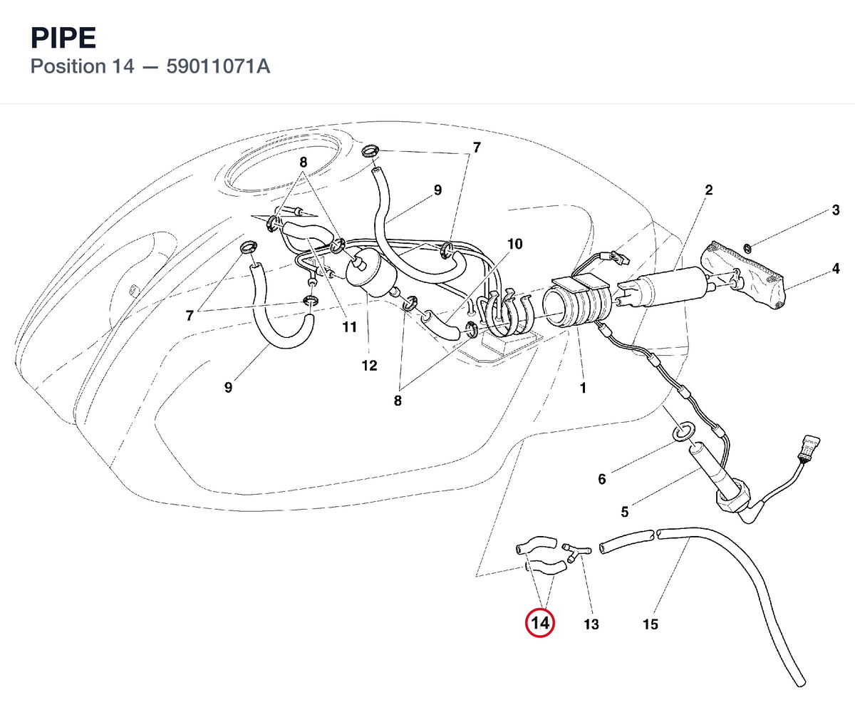 PIPE 59011071A diagram position
