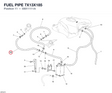 FUEL PIPE 7X13X185 59011111A diagram position