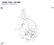 HOSE, FUEL 190 MM