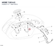 HOSE 7.5X14.5 59011251A diagram position