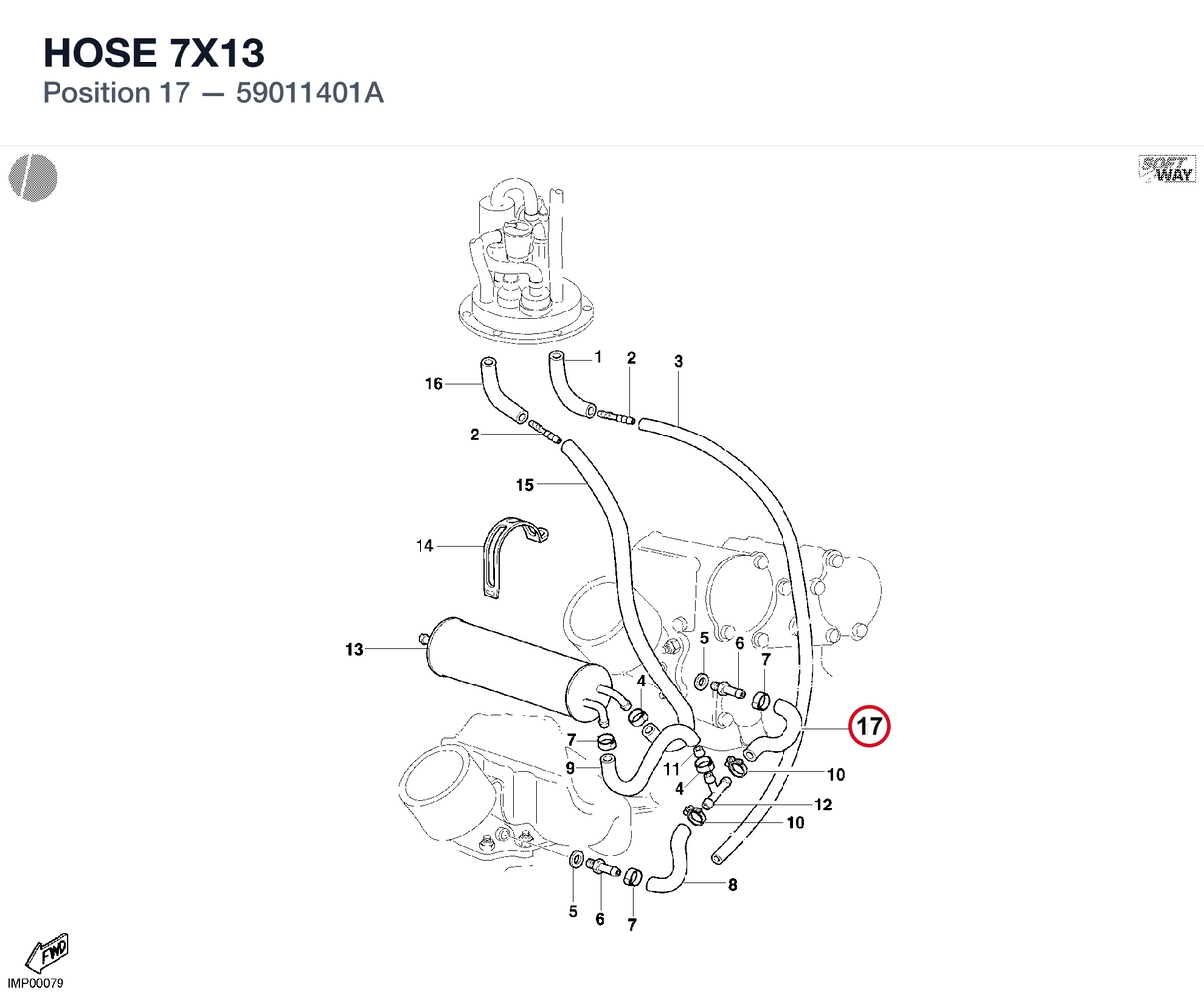 HOSE 7X13
