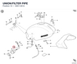 UNION/FILTER PIPE 59011461A diagram position