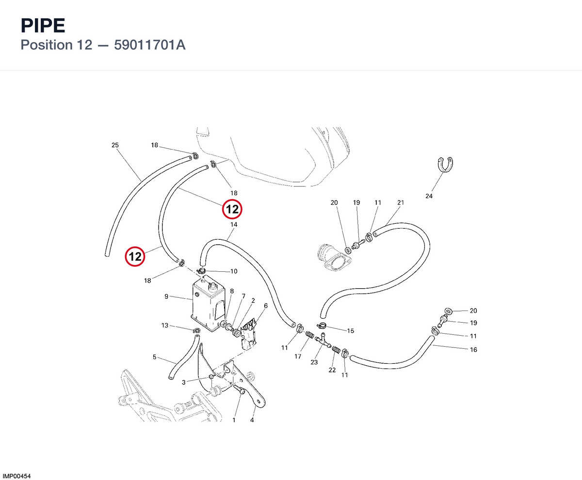 PIPE 59011701A diagram position