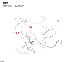 PIPE 59011701A diagram position