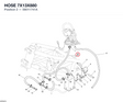 HOSE 7X13X880 59011741A diagram position