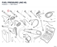 FUEL PRESSURE LINE HS.
