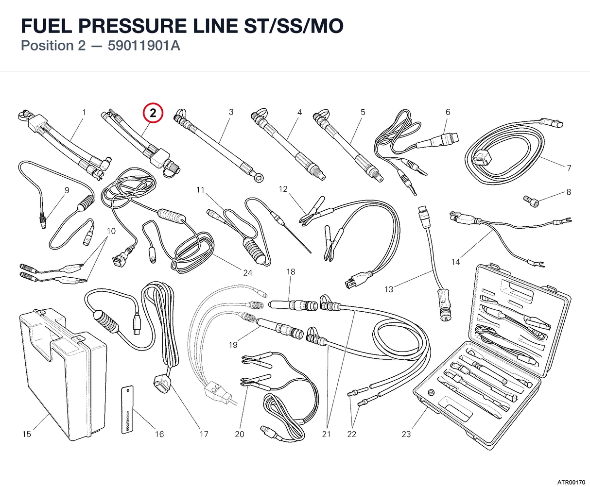 FUEL PRESSURE LINE ST/SS/MO