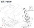 HOSE 5.5X9.5X540 59012071A diagram position