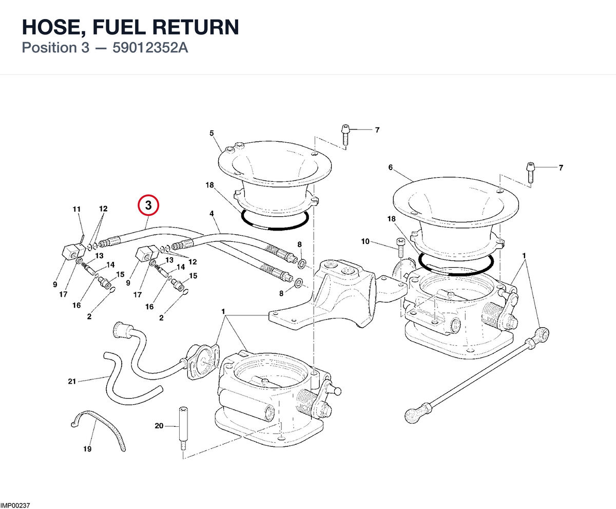 HOSE, FUEL RETURN