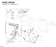 HOSE, DRAIN 59012411A diagram position